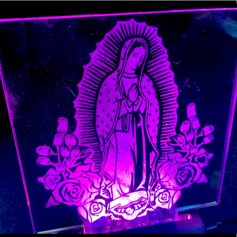 Religious, LED, Mary de Guadalupe